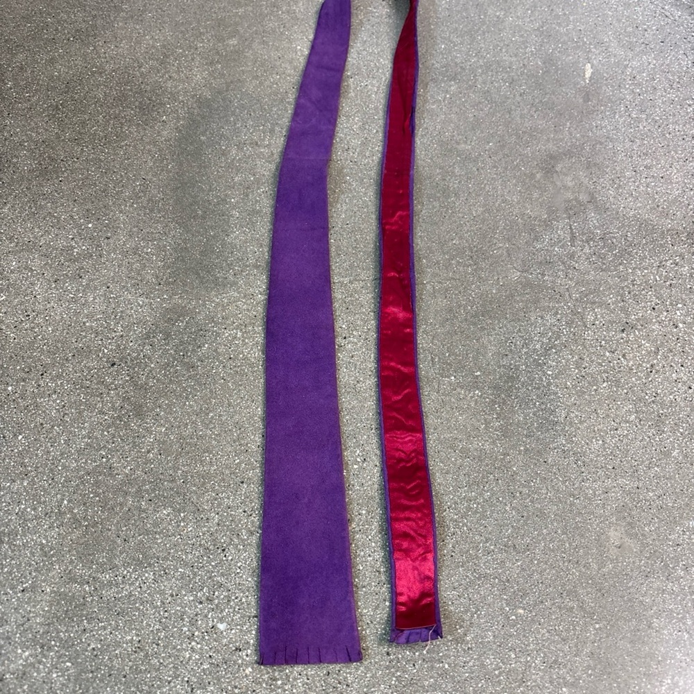 Vintage Lloyd suede skinny Tie for a Stylish Look